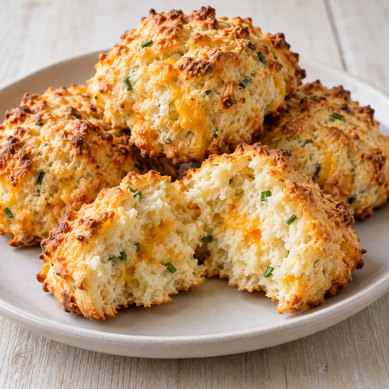 Cheddar Chive Drop Biscuits