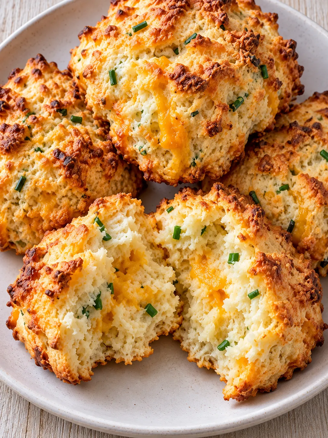 Cheddar Chive Drop Biscuits