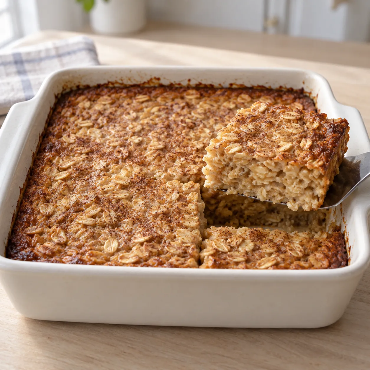 Maple Cinnamon Baked Oatmeal