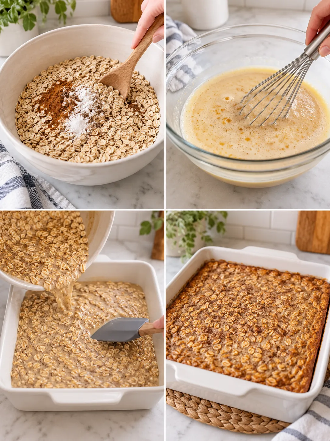 Maple Cinnamon Baked Oatmeal