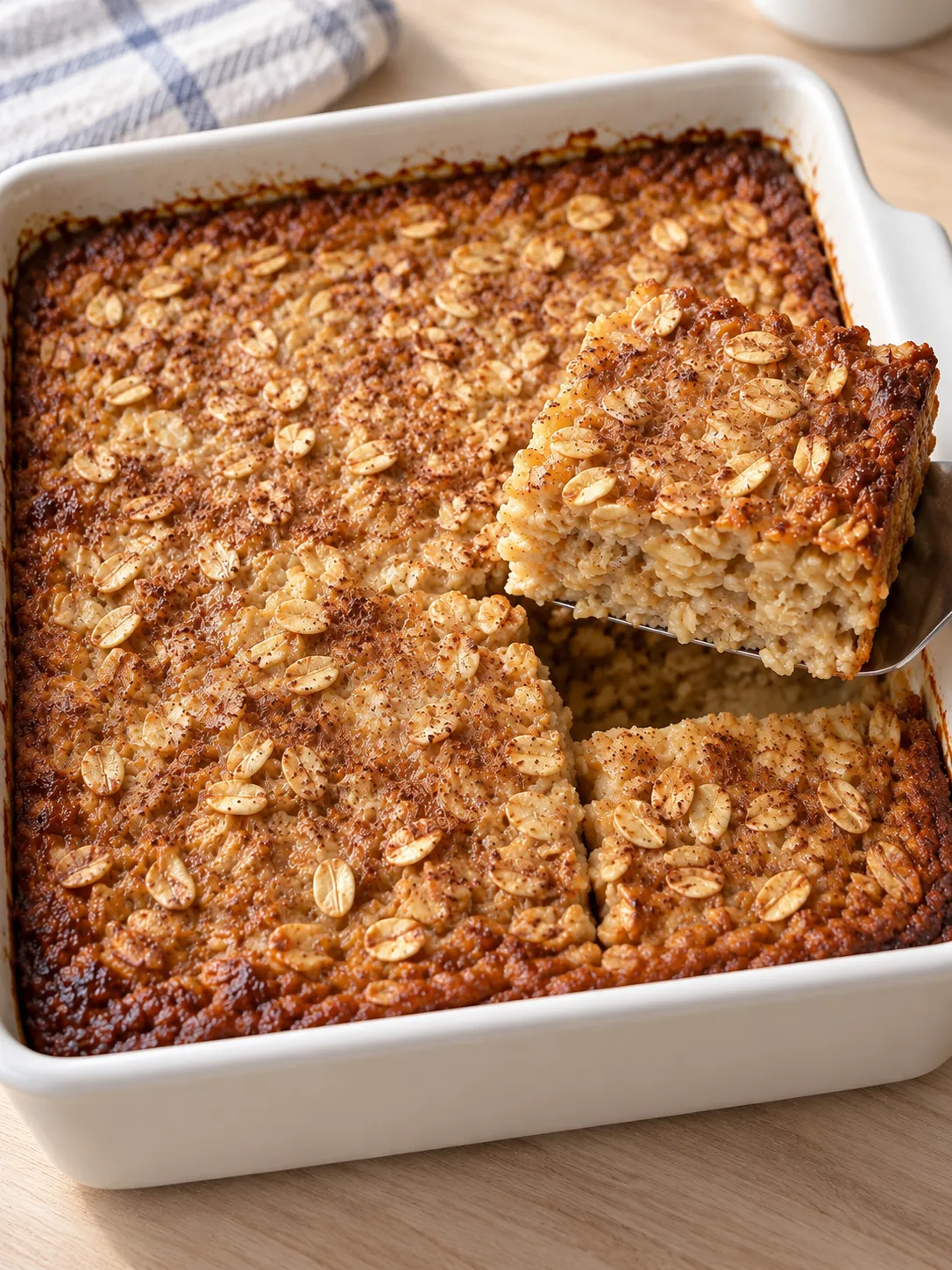 Maple Cinnamon Baked Oatmeal