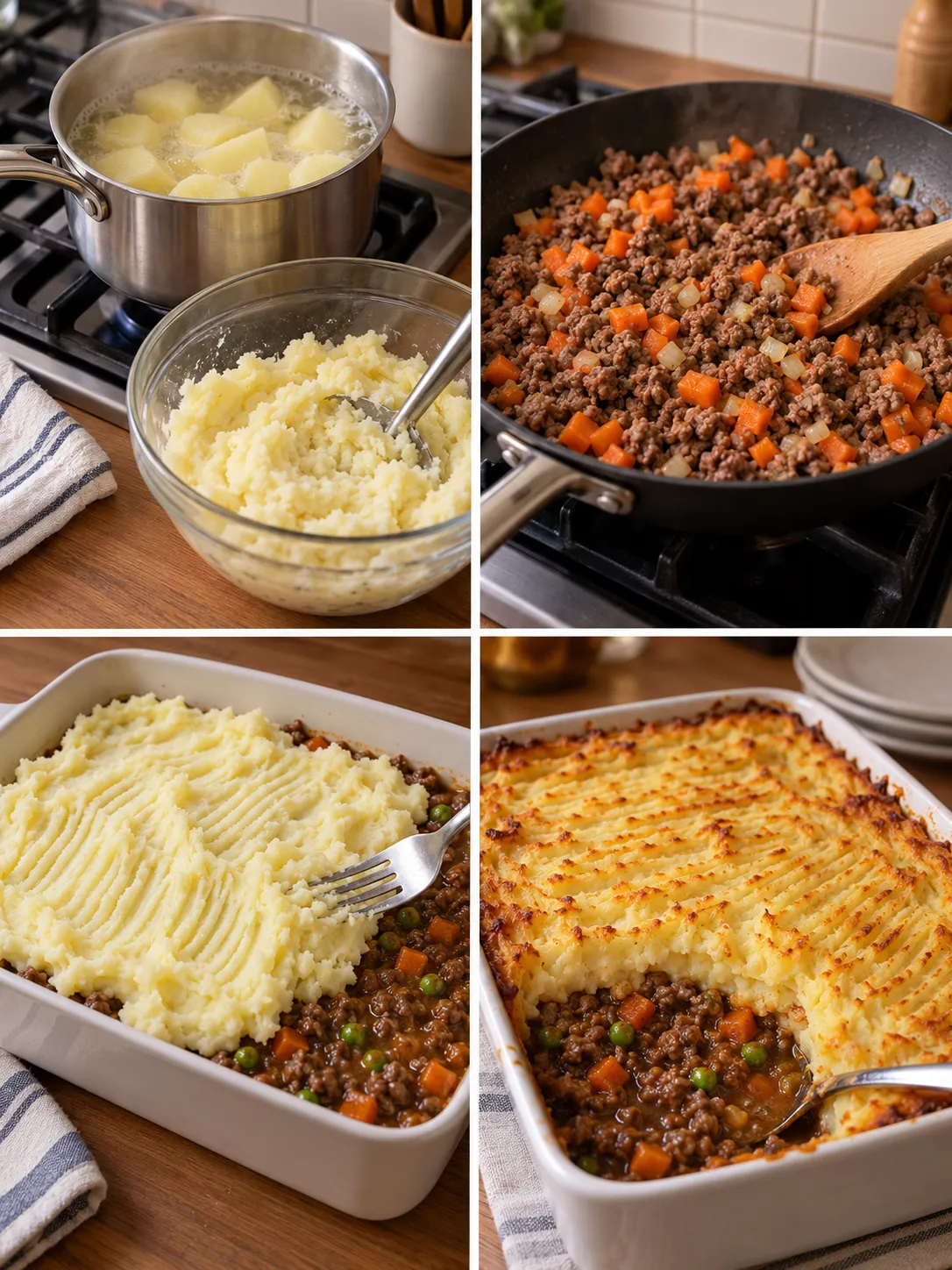 Beef and Carrot Cottage Pie