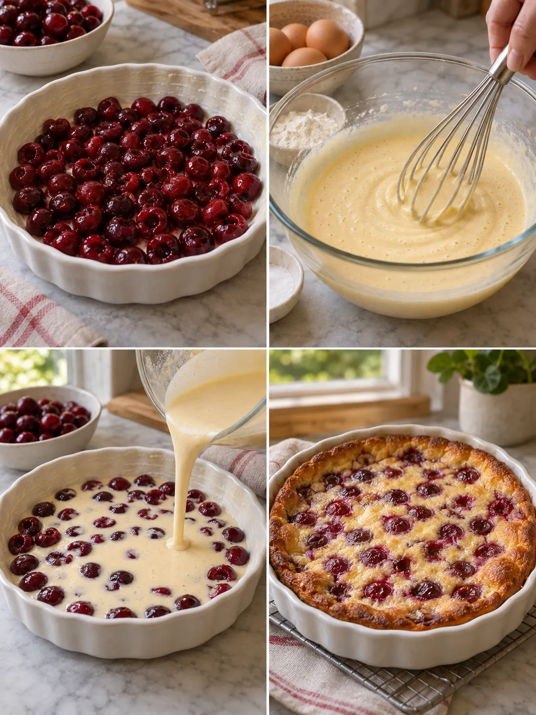 Cherry Vanilla Clafoutis