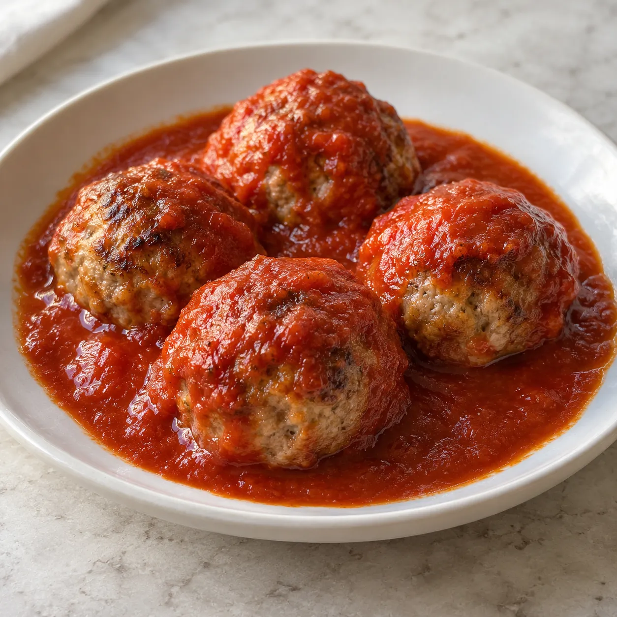 Turkey Meatballs in Tomato Sauce