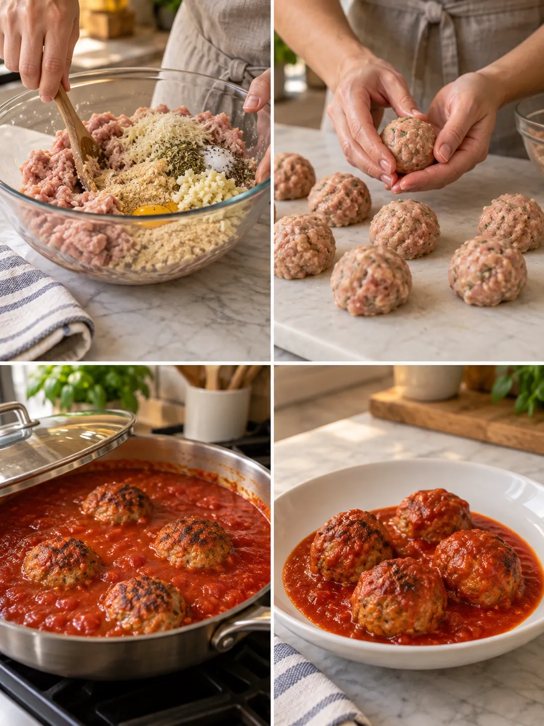 Turkey Meatballs in Tomato Sauce