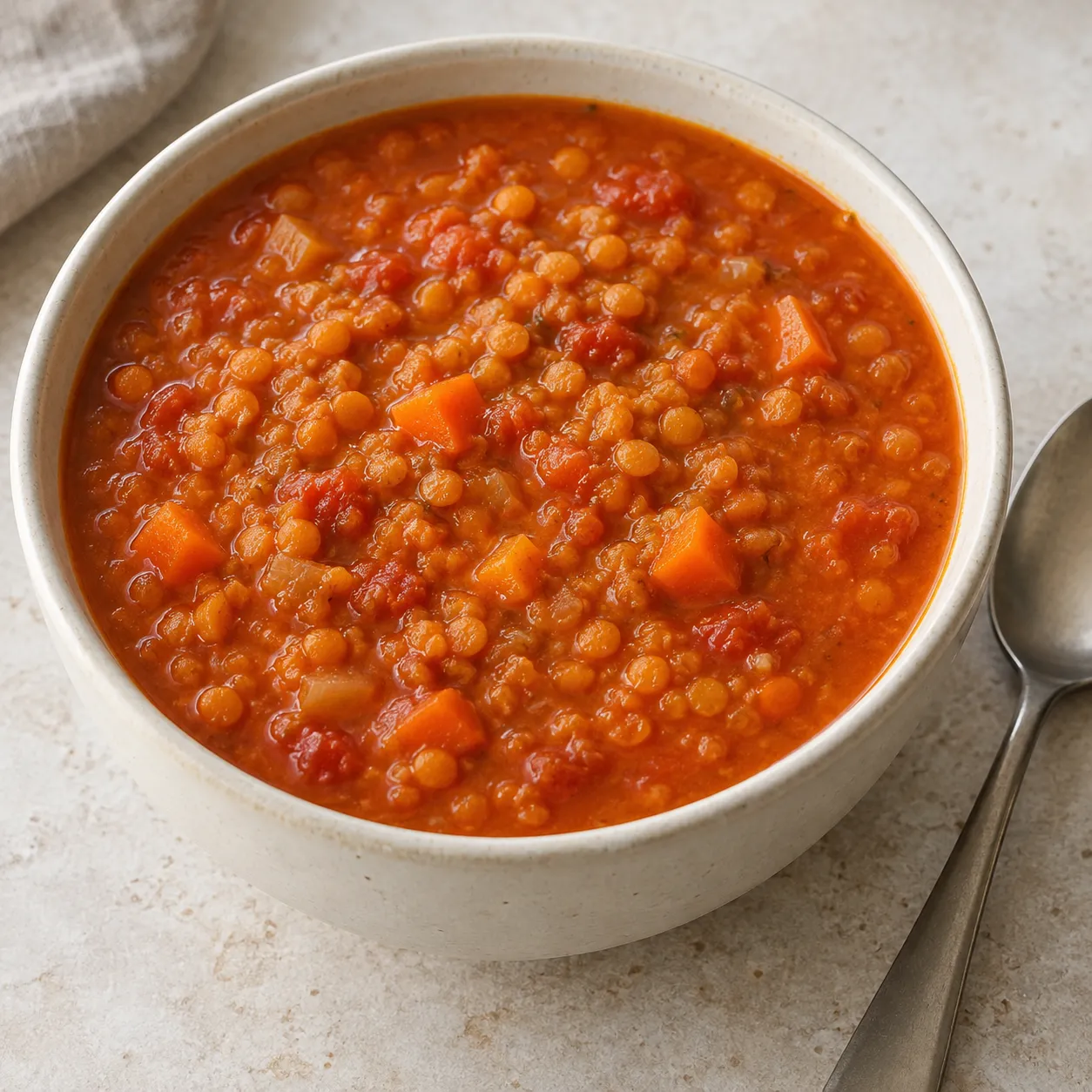 Tomato Red Lentil Soup