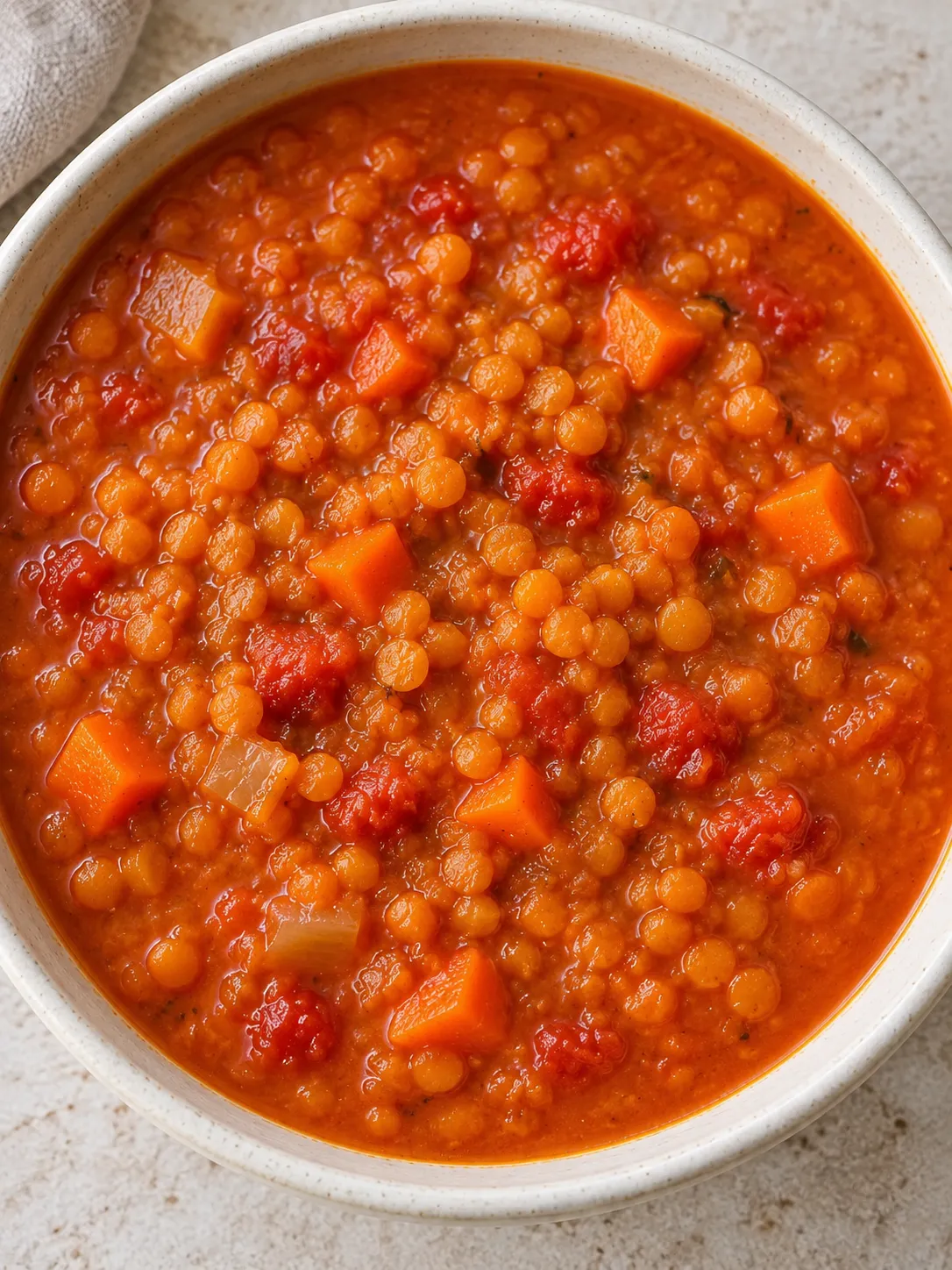 Tomato Red Lentil Soup