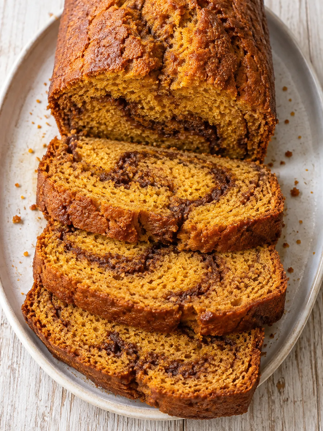 Pumpkin Cinnamon Swirl Loaf