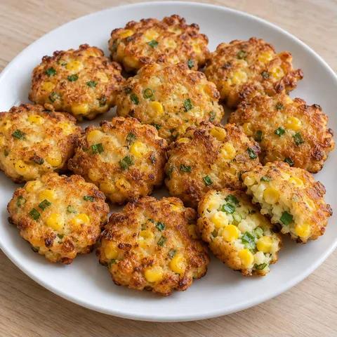 Golden Corn and Scallion Fritters