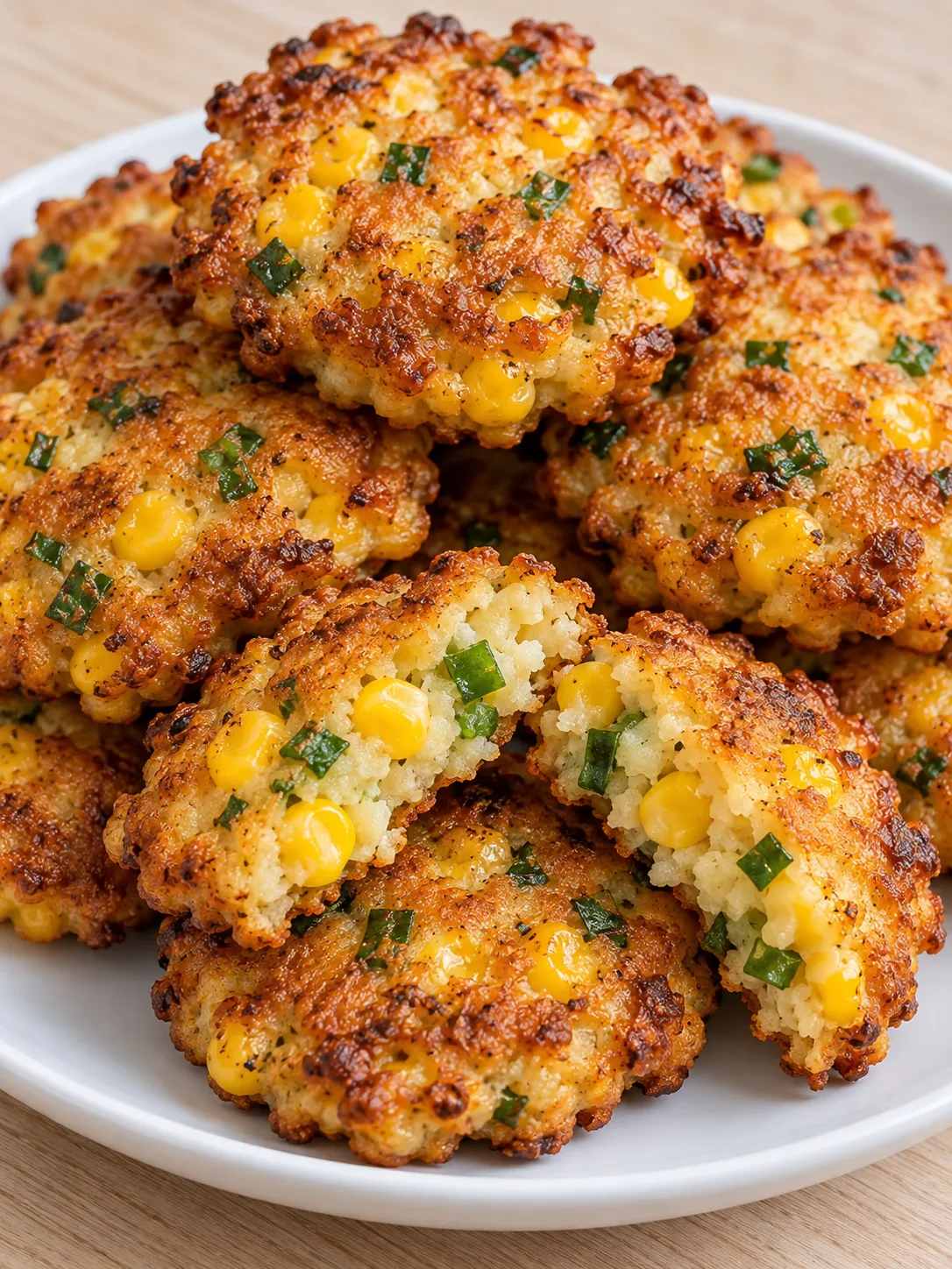 Golden Corn and Scallion Fritters