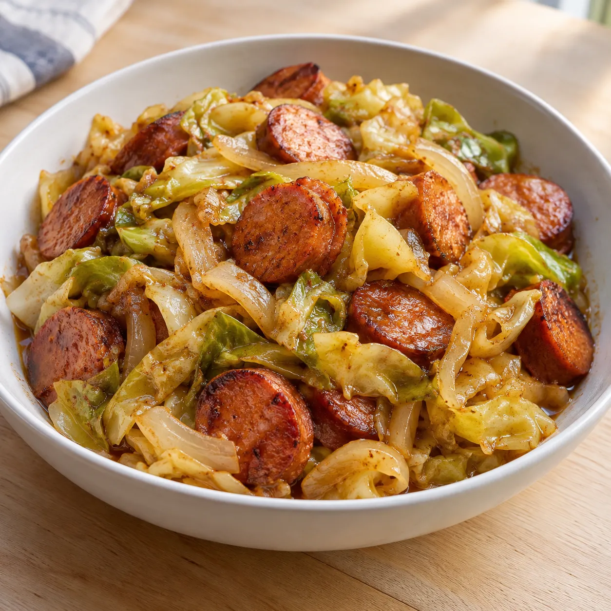 Sausage and Cabbage Skillet