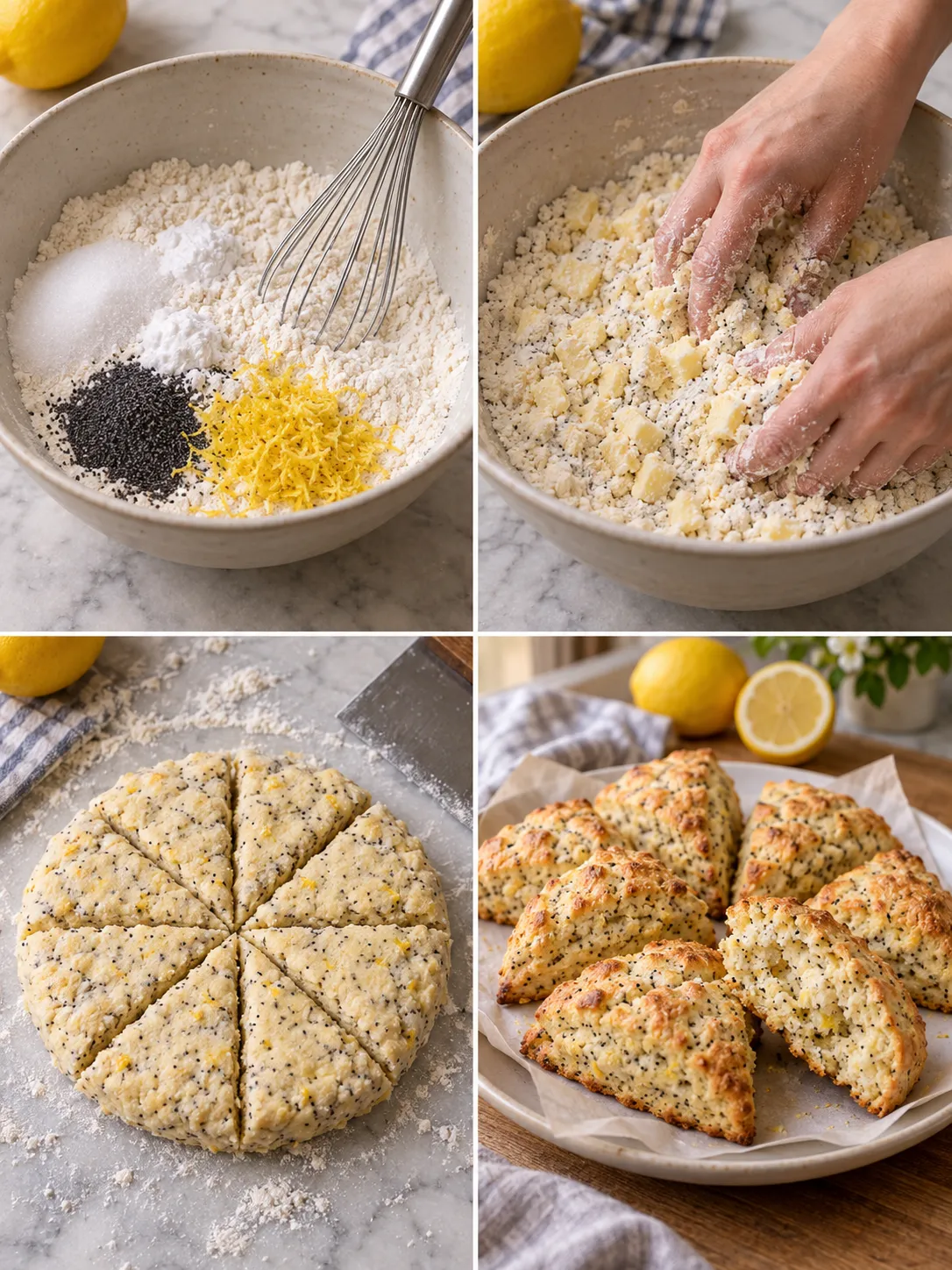 Lemon Poppy Seed Scones