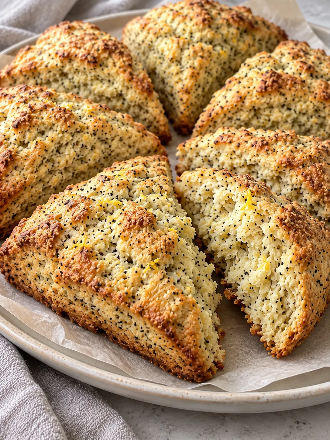 Lemon Poppy Seed Scones