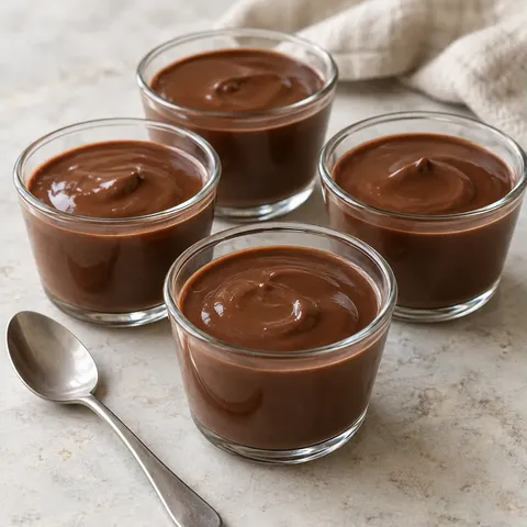 Silky Chocolate Pudding Cups