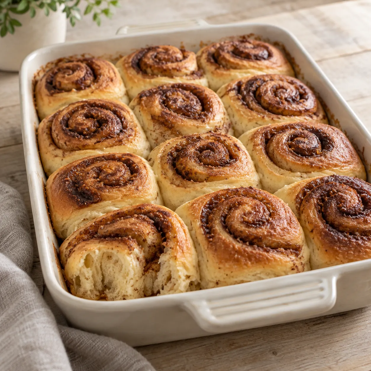 Soft Cinnamon Breakfast Rolls