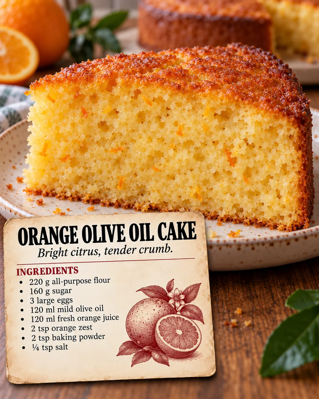 Orange Olive Oil Cake