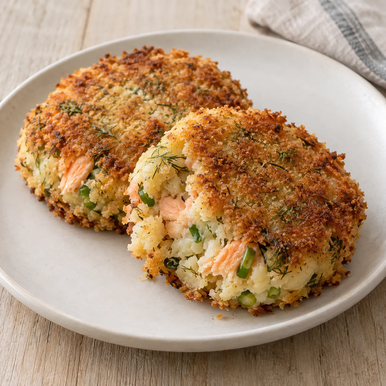 Salmon Potato Cakes with Dill