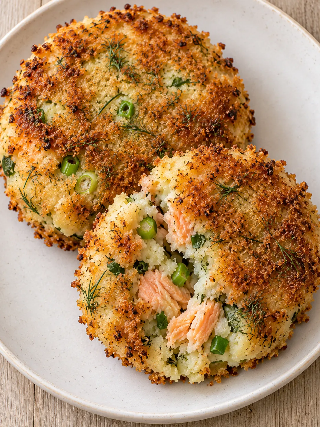 Salmon Potato Cakes with Dill