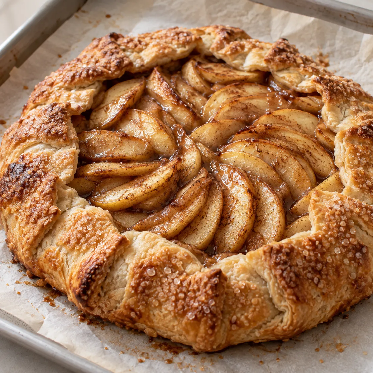 Rustic Apple Cinnamon Galette