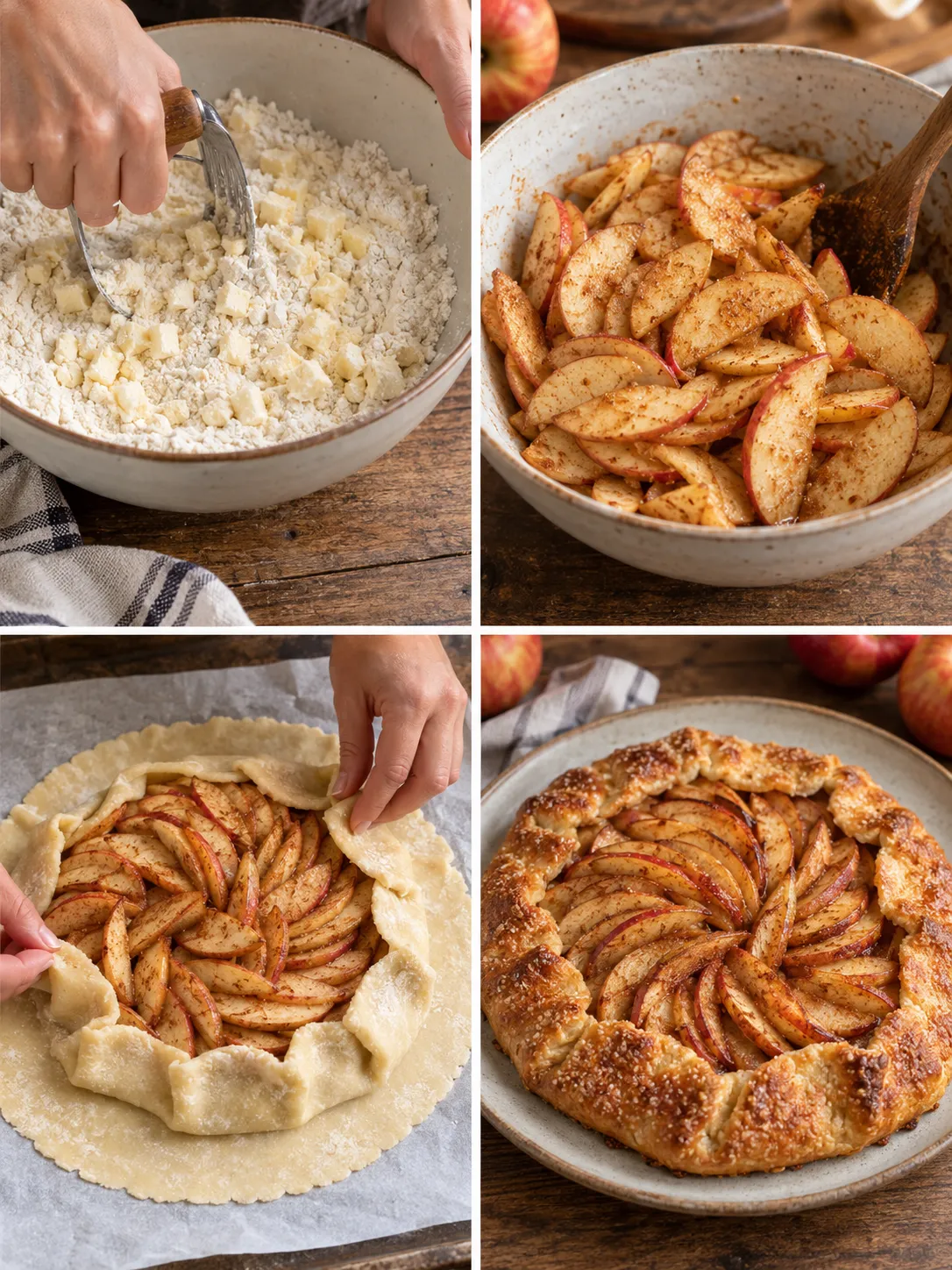 Rustic Apple Cinnamon Galette