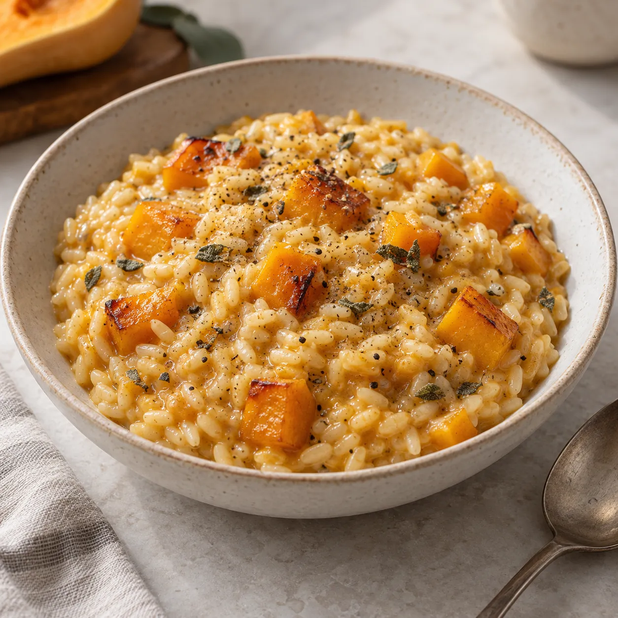 Roasted Butternut Squash Risotto