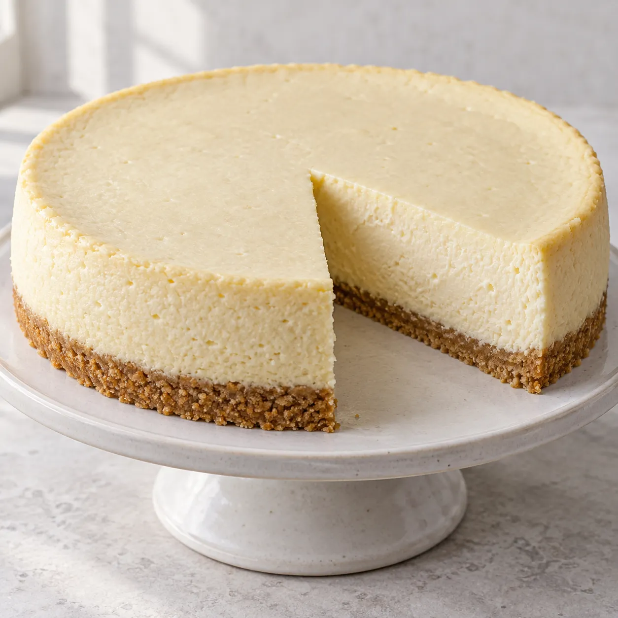 Vanilla Sour Cream Cheesecake