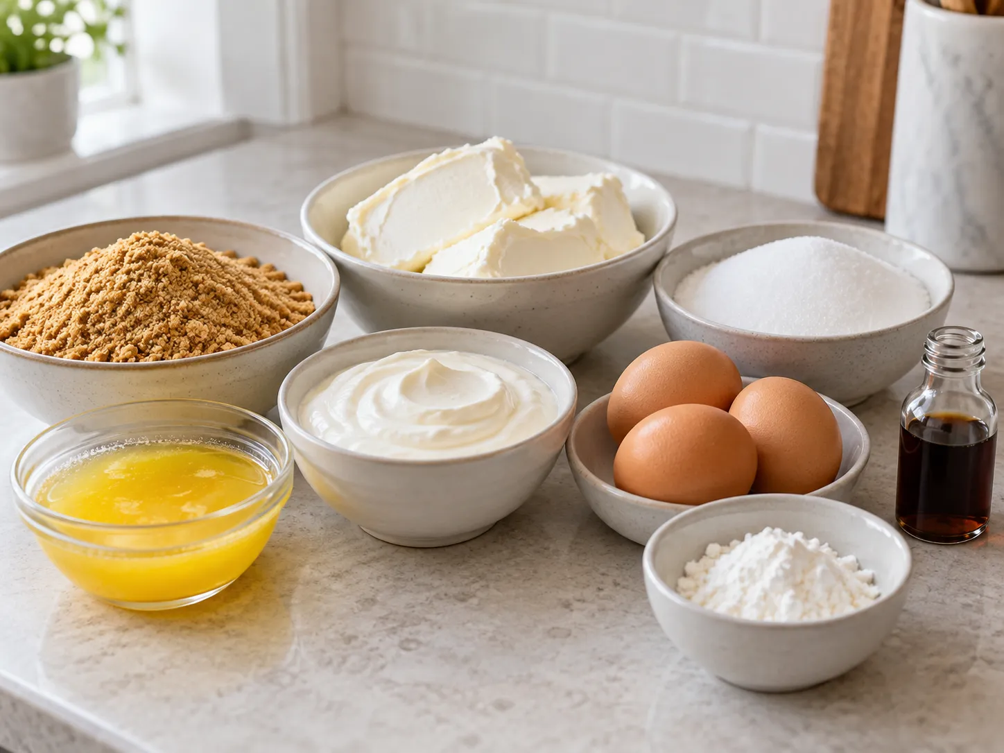 Vanilla Sour Cream Cheesecake