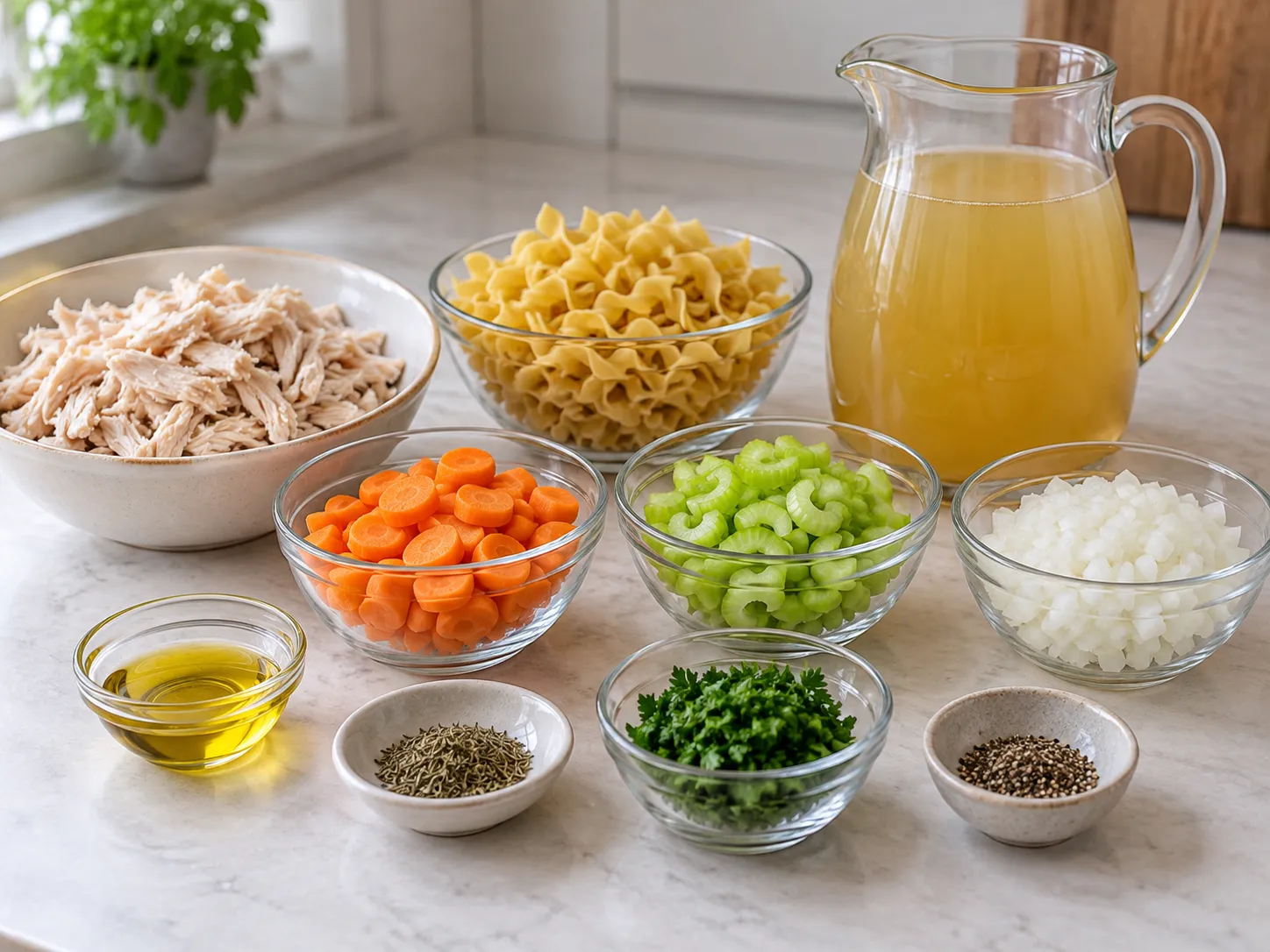 Chicken Noodle Soup with Carrots