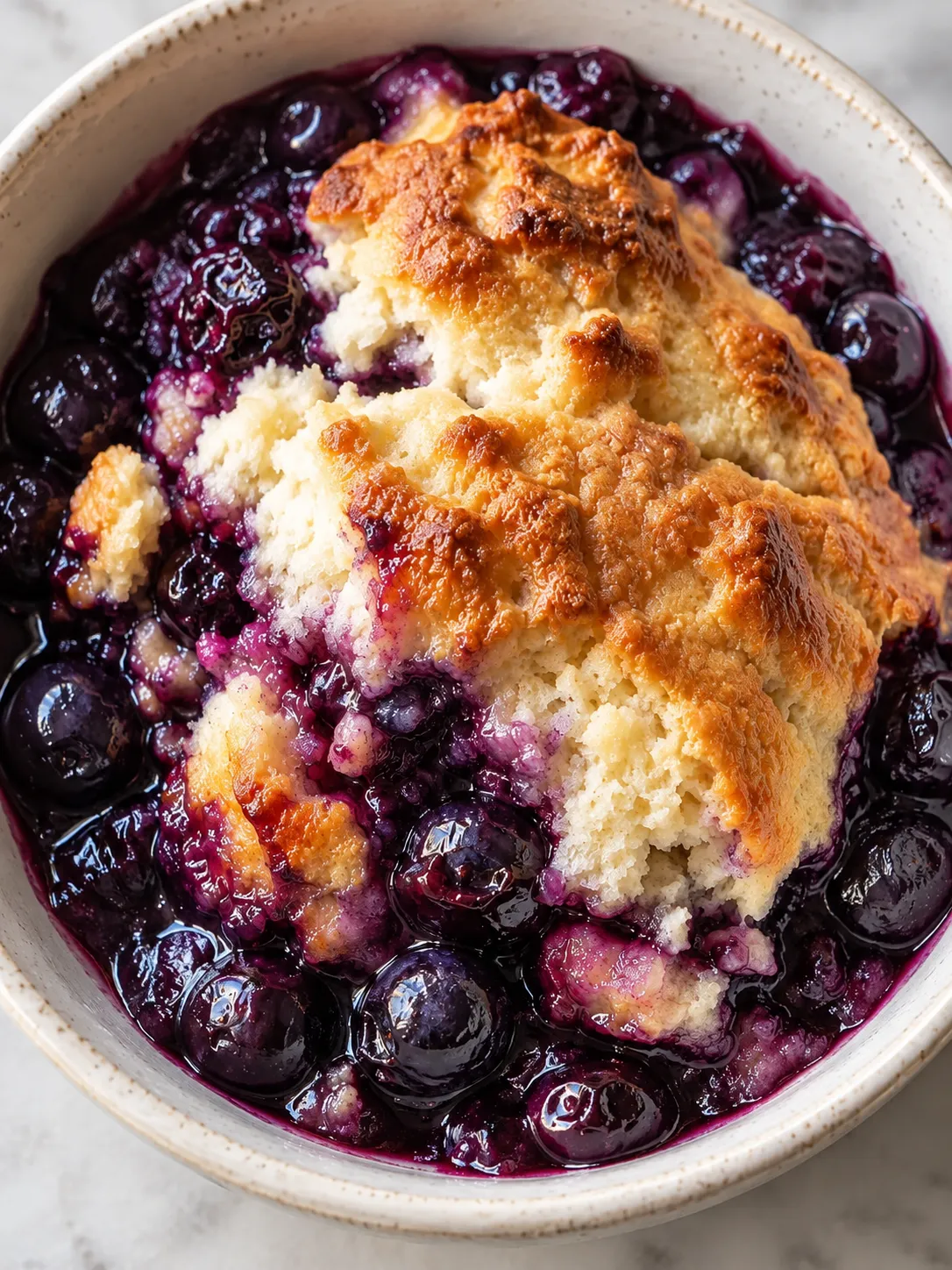 Blueberry Biscuit Cobbler
