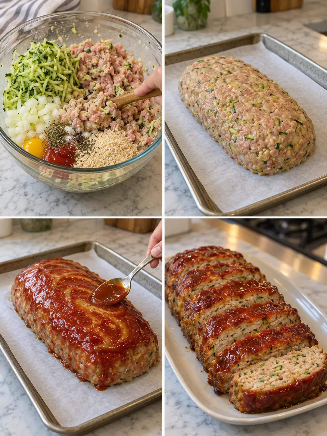 Turkey Zucchini Meatloaf