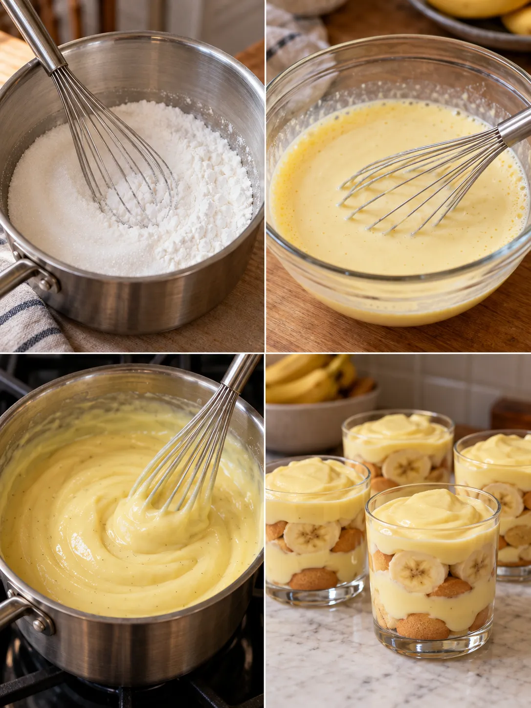 Banana Vanilla Pudding Cups