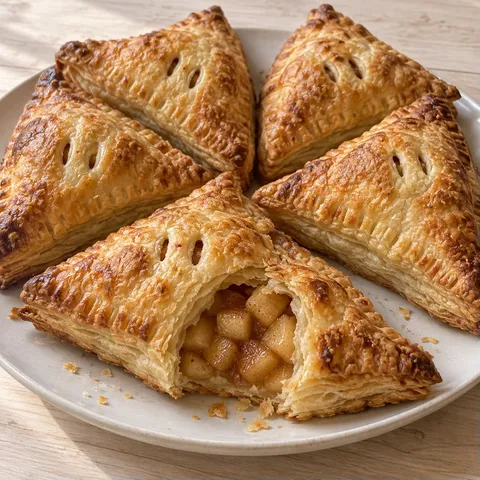 Cinnamon Apple Puff Pastry Turnovers