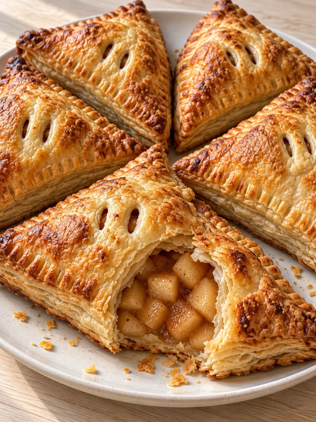 Cinnamon Apple Puff Pastry Turnovers
