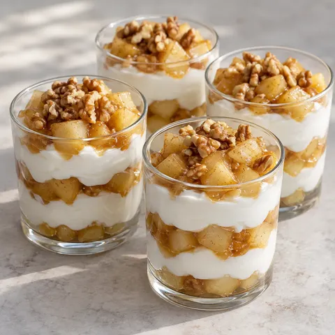 Honey Pear Yogurt Dessert Cups