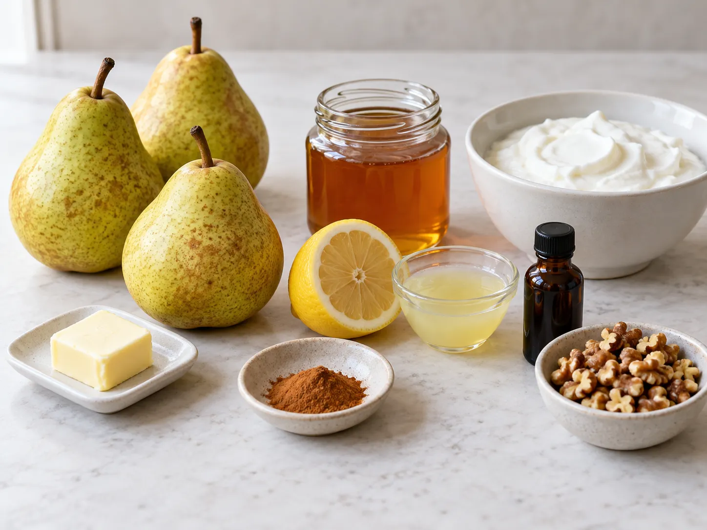 Honey Pear Yogurt Dessert Cups