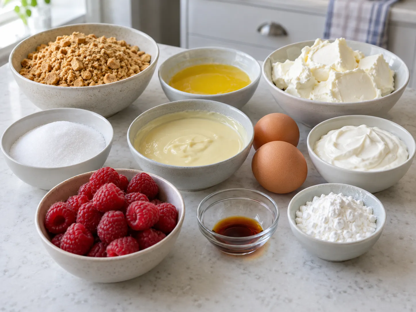 Raspberry White Chocolate Cheesecake Squares