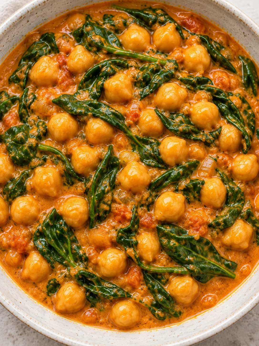 Chickpea Spinach Coconut Curry