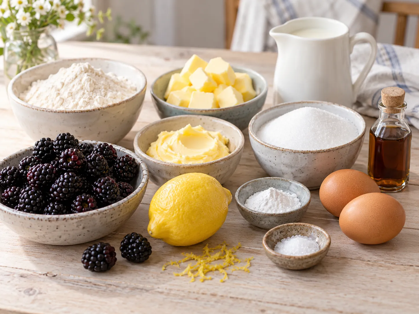 Blackberry Lemon Crumble Cake