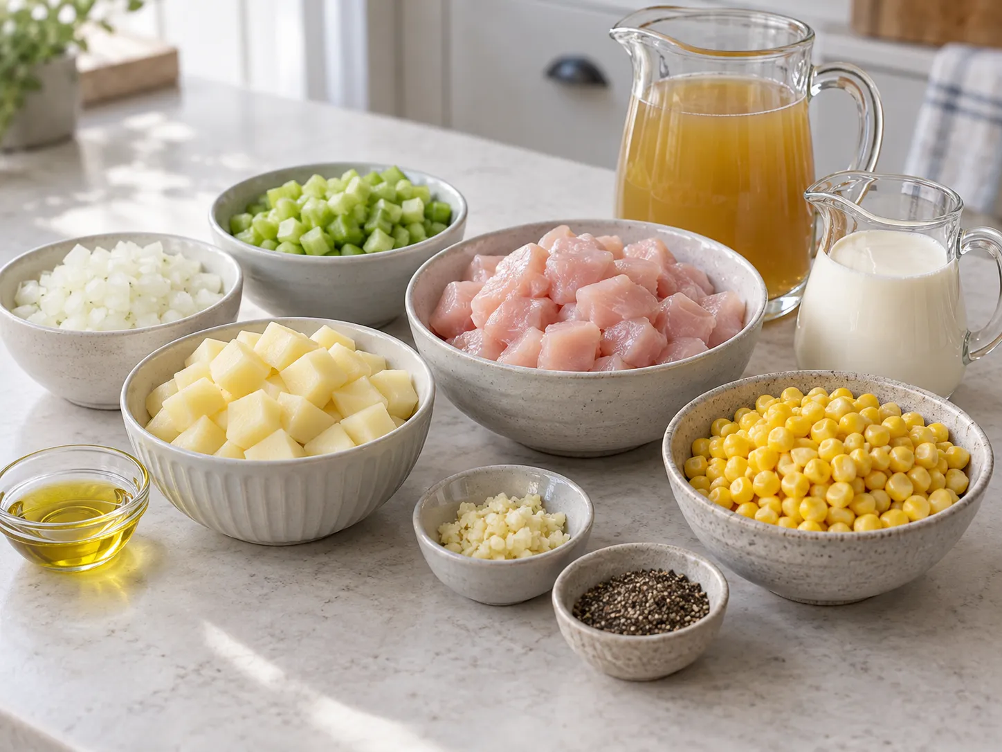 Creamy Chicken and Sweetcorn Chowder