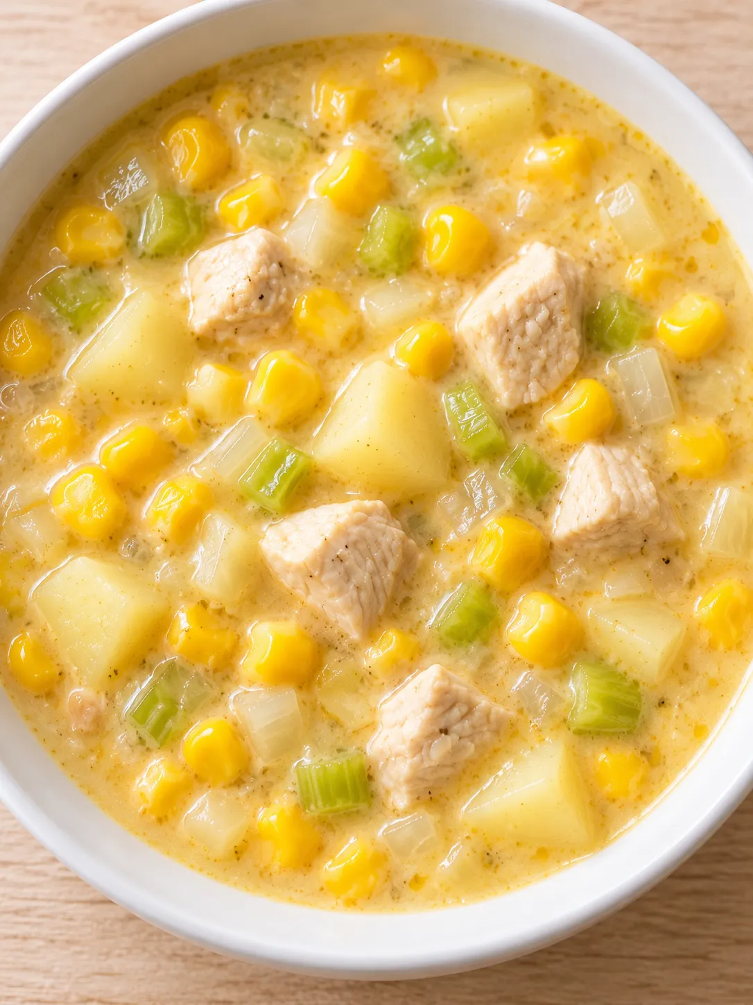 Creamy Chicken and Sweetcorn Chowder