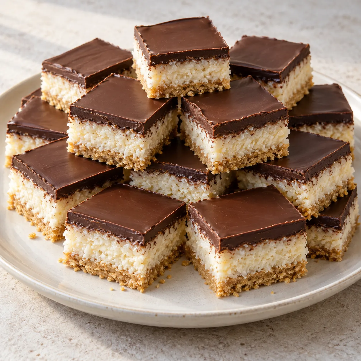 No-Bake Chocolate Coconut Bars