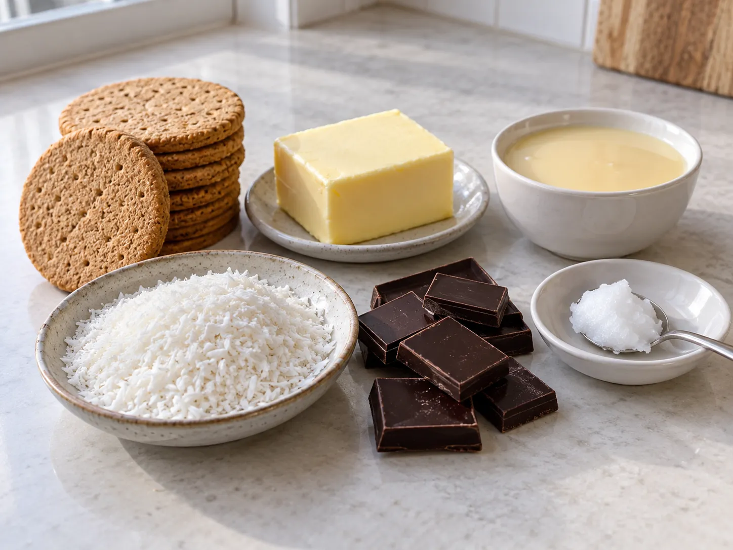 No-Bake Chocolate Coconut Bars