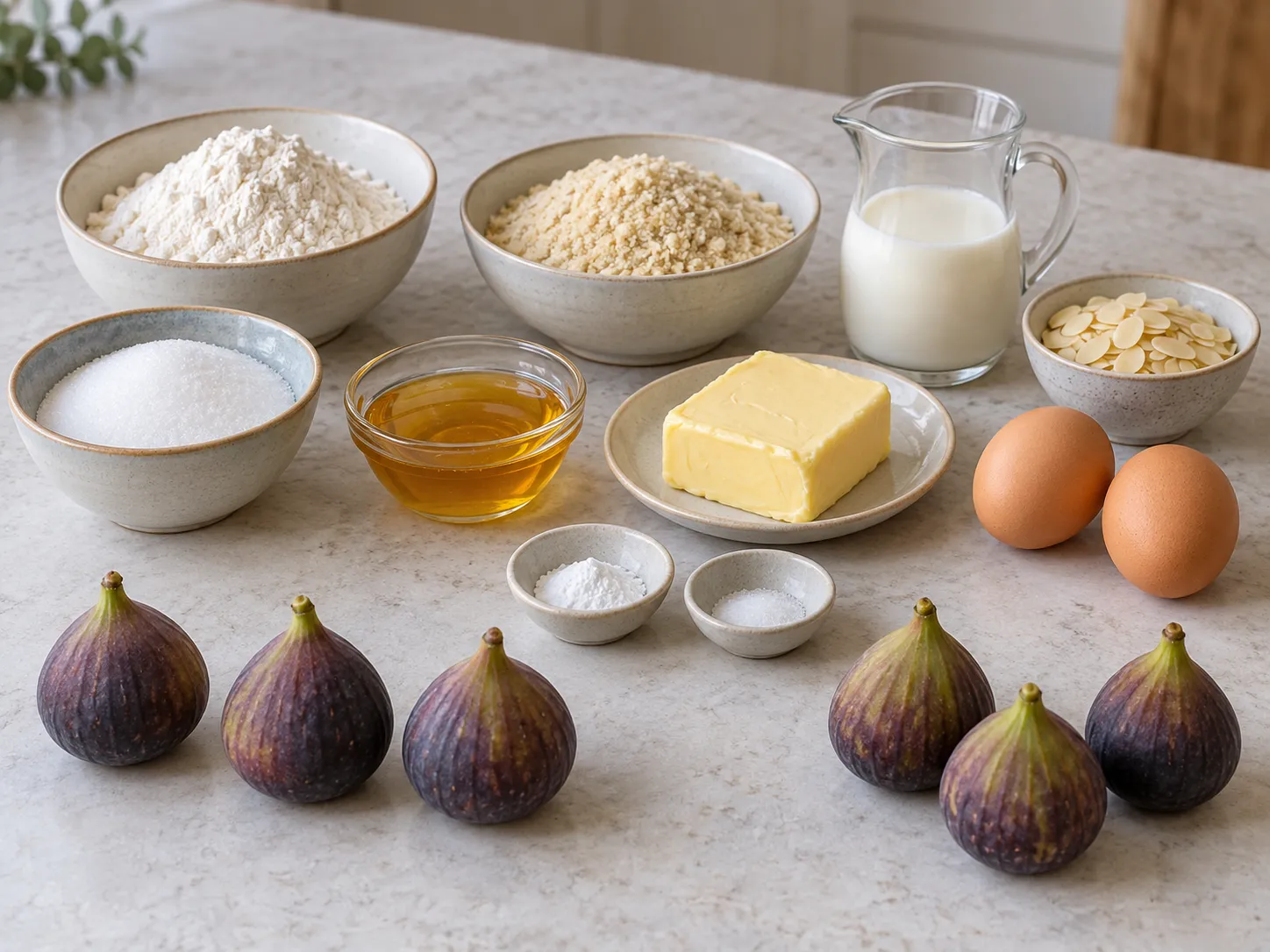 Honey Fig Almond Cake