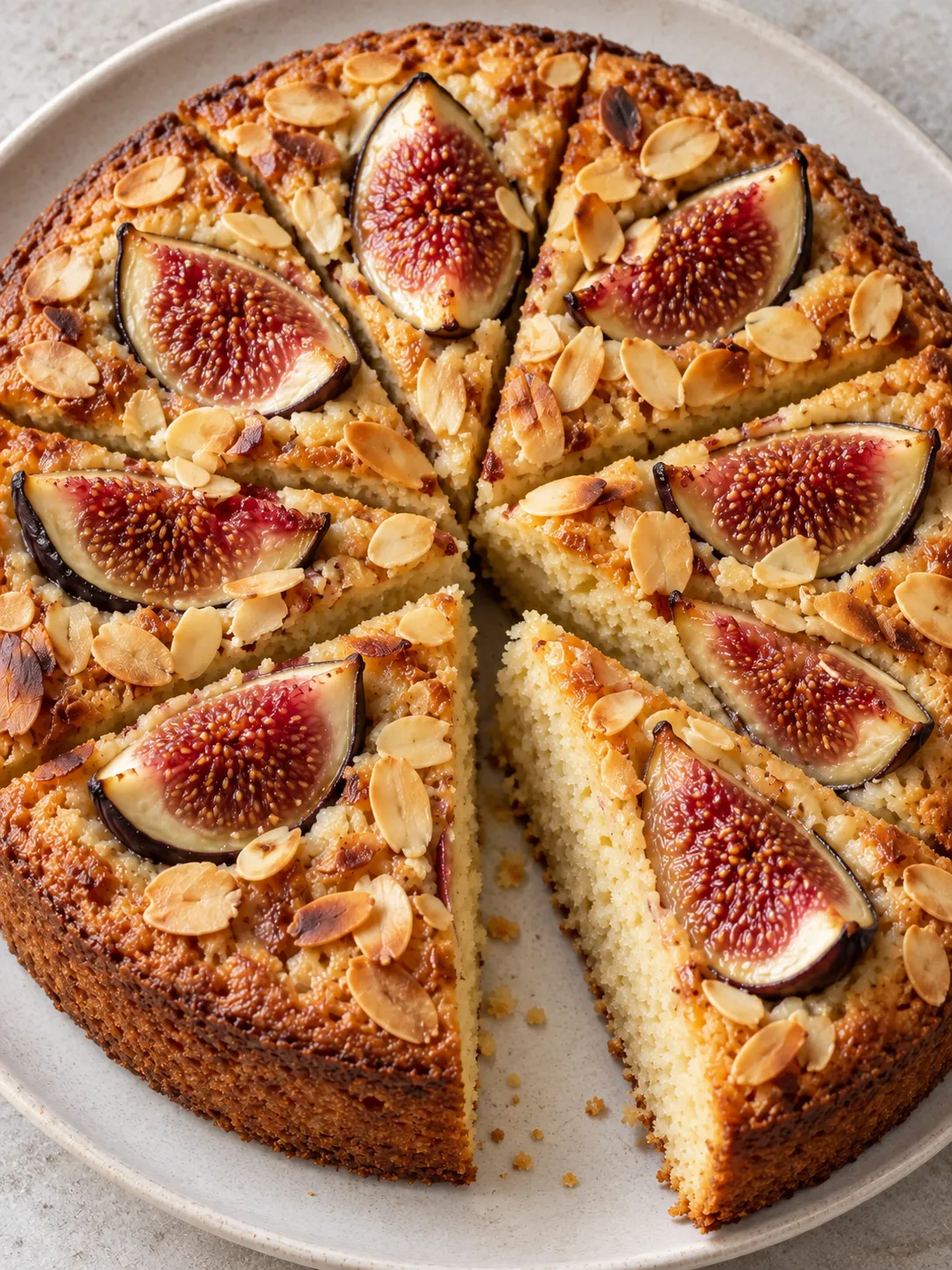 Honey Fig Almond Cake