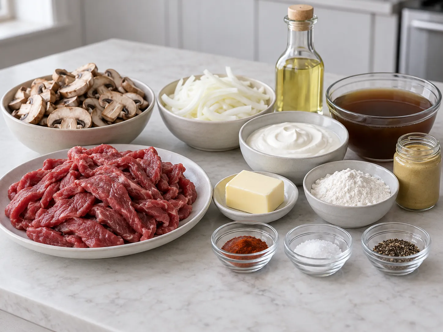 Beef and Mushroom Stroganoff