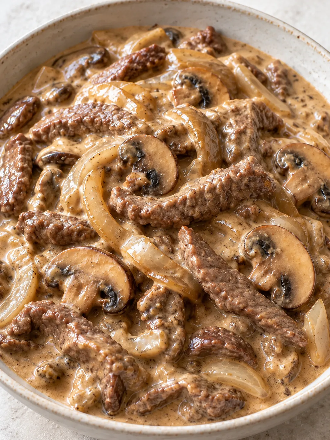 Beef and Mushroom Stroganoff