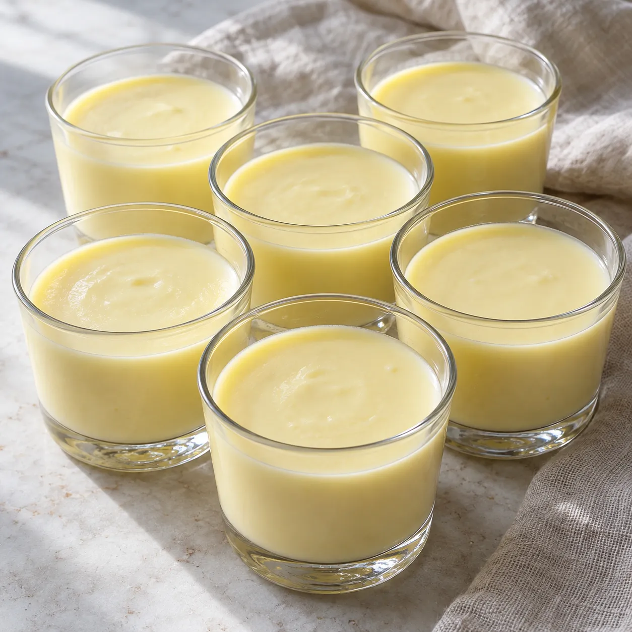 Silky Lemon Posset Cups