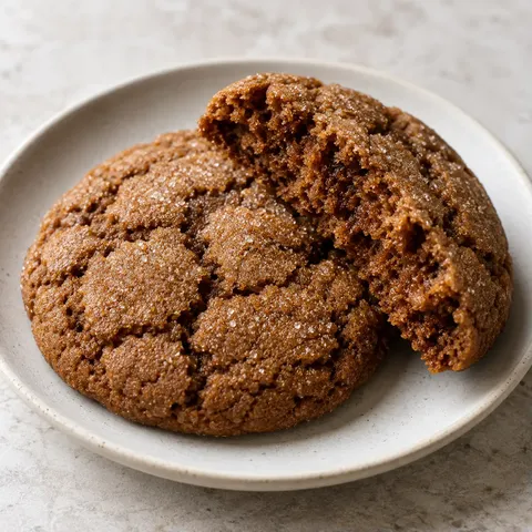 Soft Ginger Molasses Cookies