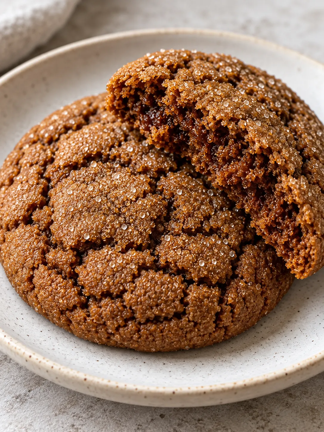 Soft Ginger Molasses Cookies