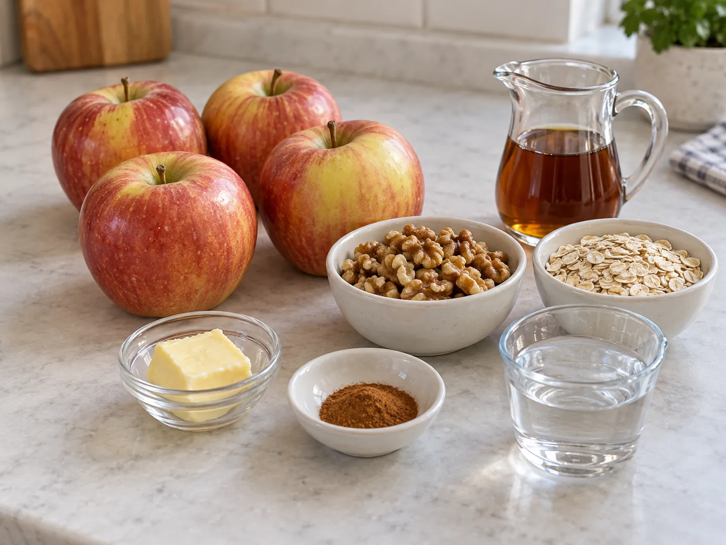 Maple Walnut Baked Apples